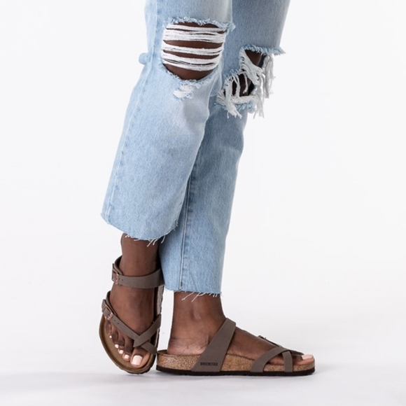 Birkenstock Shoes - Birkenstock Mayari Brown Buckle Strap Sandal From Germany Size 8-8.5 (39)